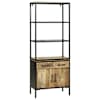 vidaXL K&otilde;rgushein sahtliga Pruun 70 x 35 x 180 cm Tugev mango puu