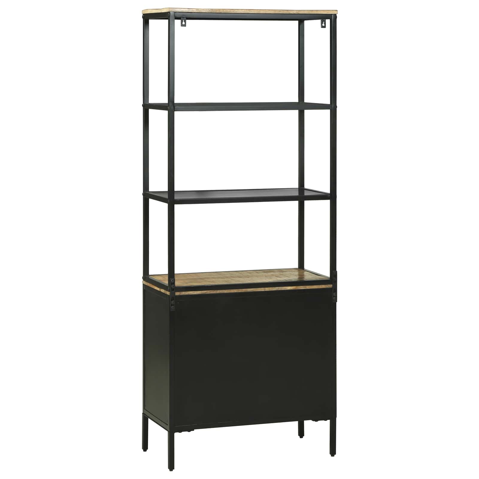 Vysoký bufet Hnědá 70 x 35 x 180 cm Masivní mangové dřevo3310125