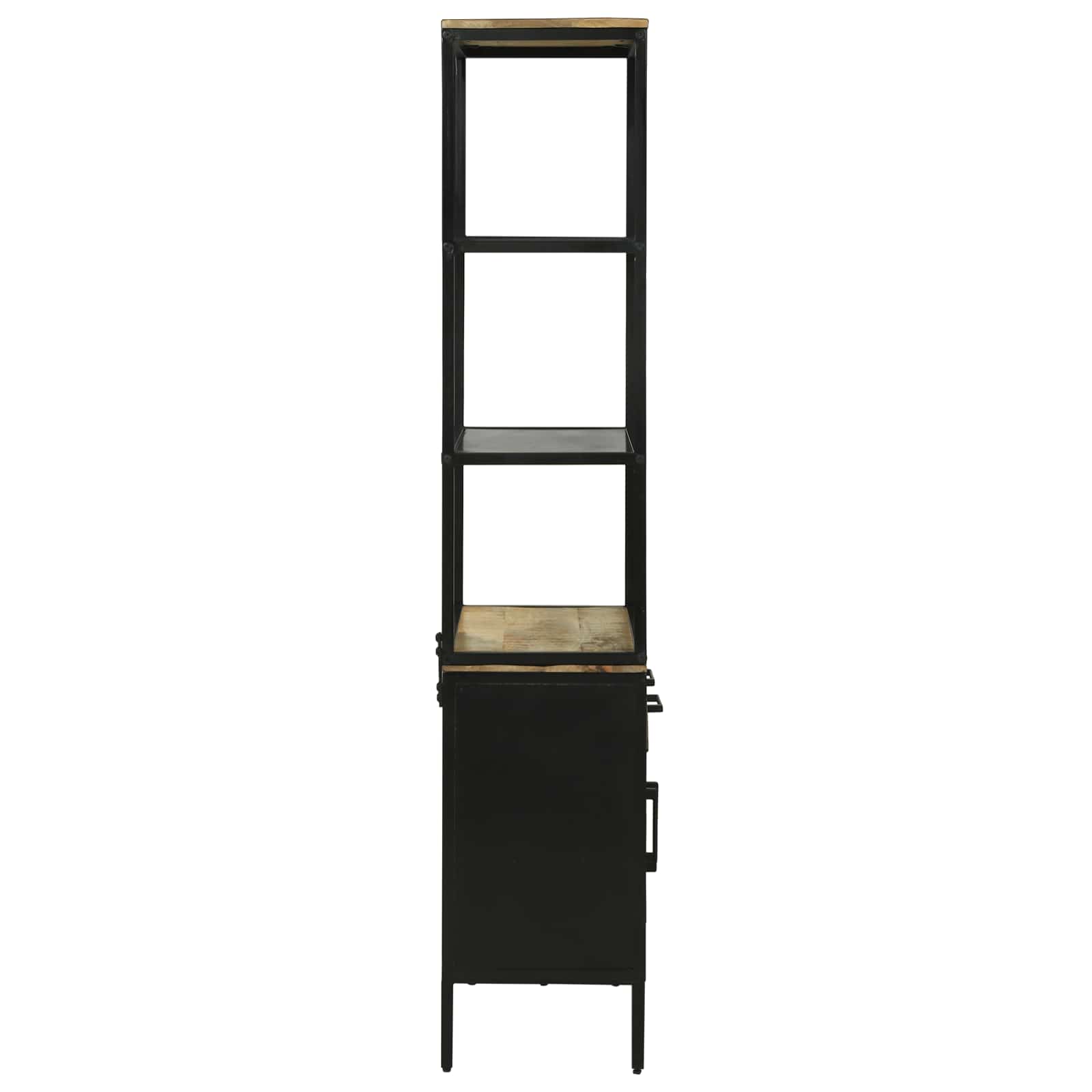Vysoký bufet Hnědá 70 x 35 x 180 cm Masivní mangové dřevo3310125