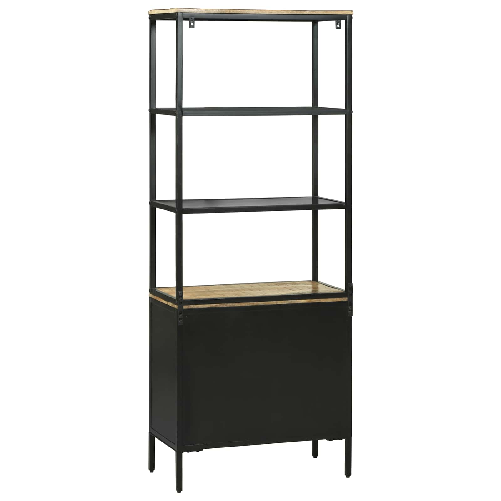Vysoký bufet Hnědá 70 x 35 x 180 cm Masivní mangové dřevo3310126