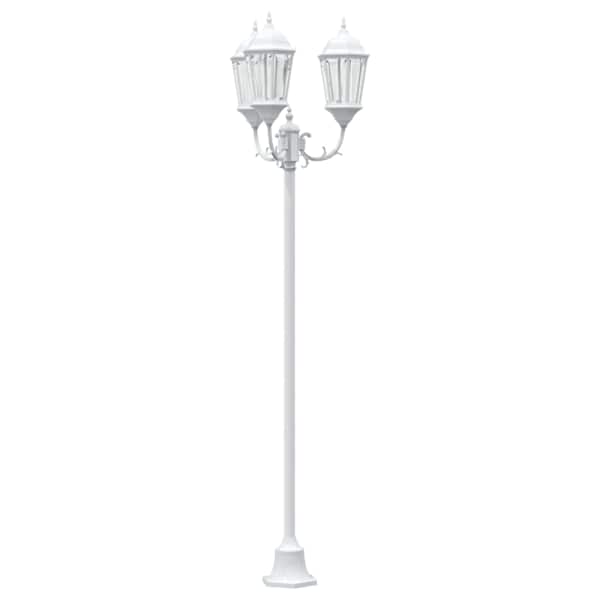 vidaXL Aia Valgus 57 x 49 x 241 cm Alumiinium ja klaas
