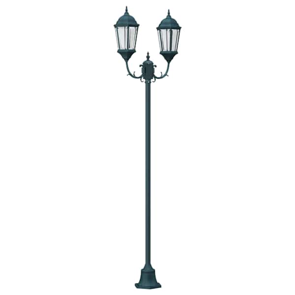 vidaXL Aia Valgus 68 x 20 x 235 cm Alumiinium ja klaas