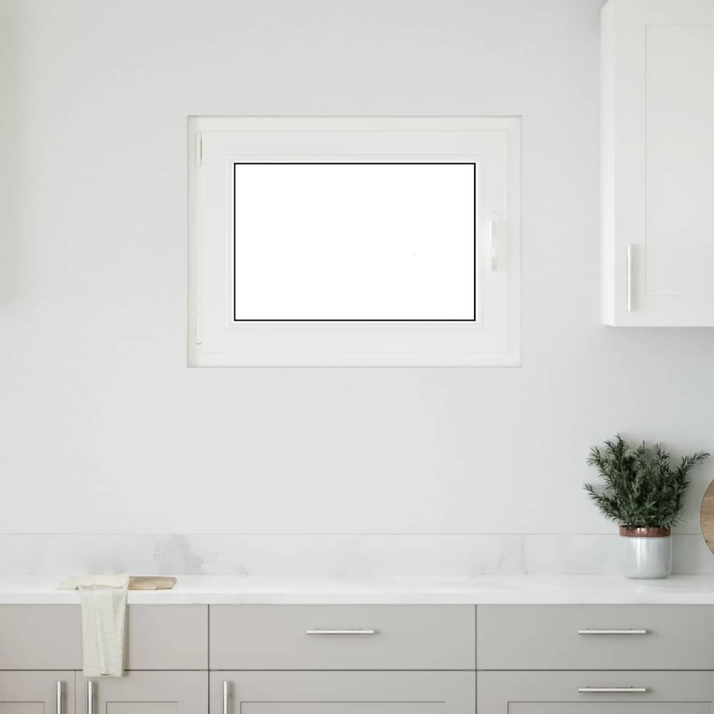 vidaXL Finestra Seminterrato RISOR 80x70 cm Anta Ribalta DIN Sinistra