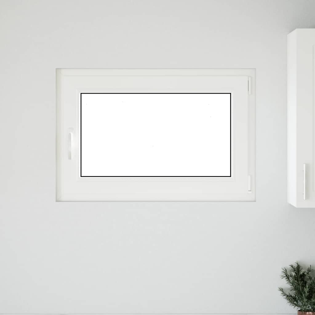 vidaXL alagsori ablak RISOR 90x70 cm billenő és forgatható DIN jobb