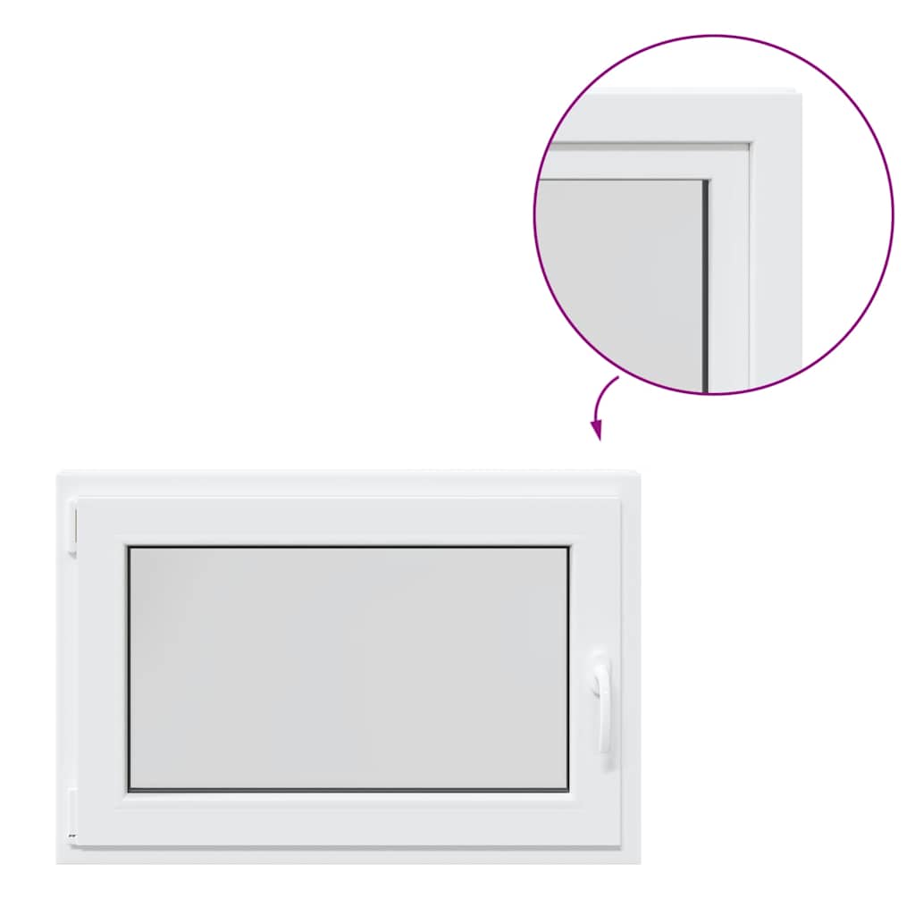 vidaXL Okno do sklepa 