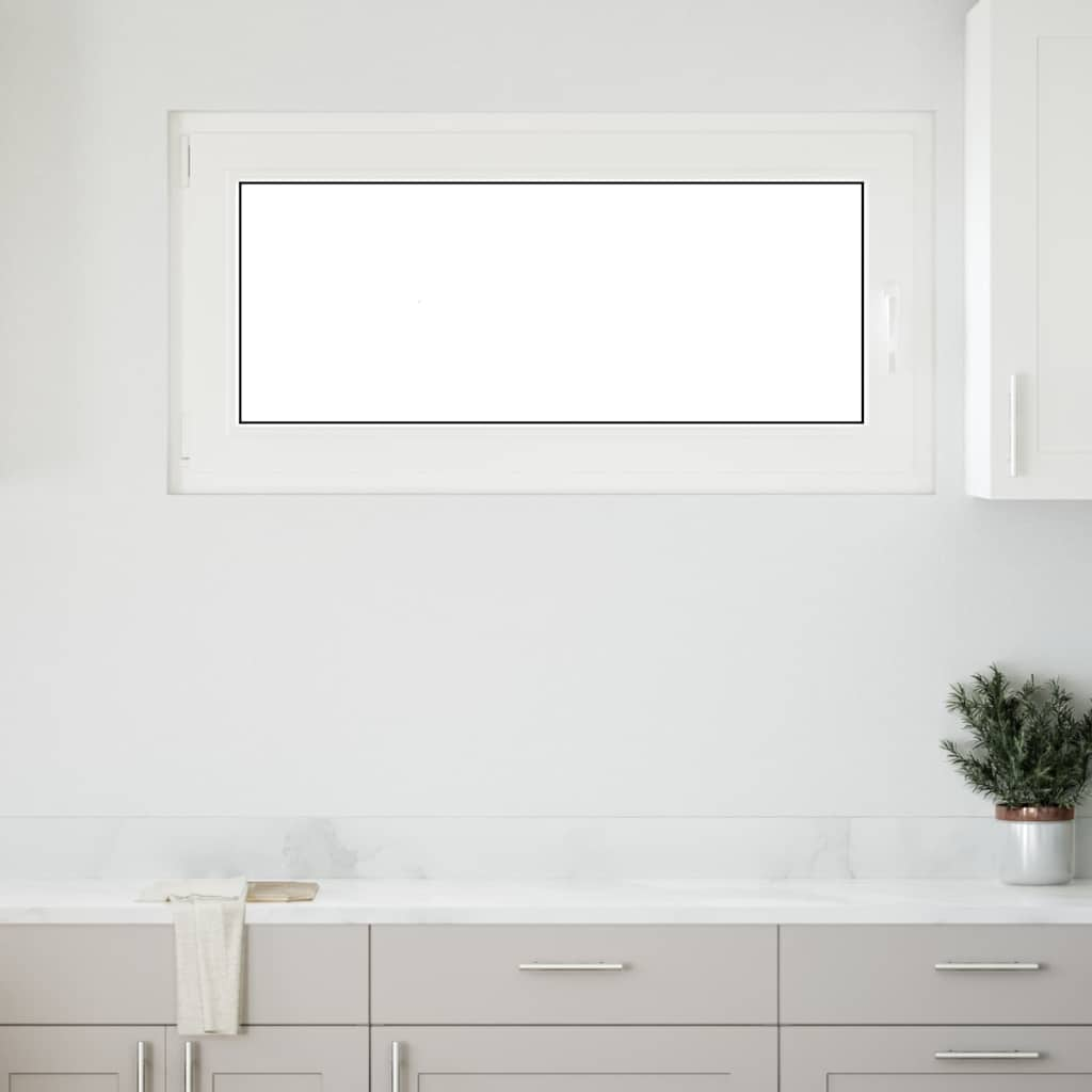 vidaXL Kellerfenster RISOR 120x60 cm Dreh Kipp DIN Links Weiß