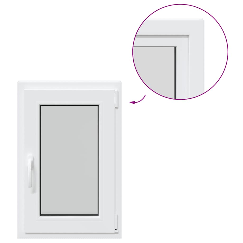 vidaXL Okno do sklepa 