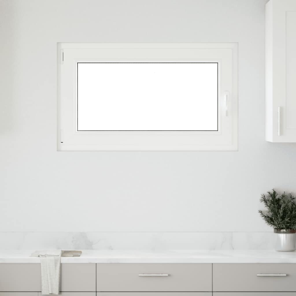 vidaXL Finestra Seminterrato RISOR 100x50 cm Anta Ribalta DIN Sinistra