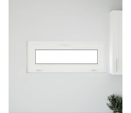 vidaXL feh&eacute;r pinceablak RISOR 100x40 cm billenő 3 &uuml;vegez&eacute;s