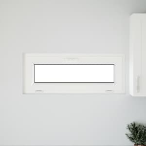 vidaXL feh&eacute;r pinceablak RISOR 100x40 cm billenő 3 &uuml;vegez&eacute;s