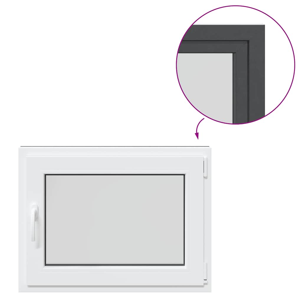 Basement Window RISOR Tilt&Turn DIN Egress Window Window Well vidaXL