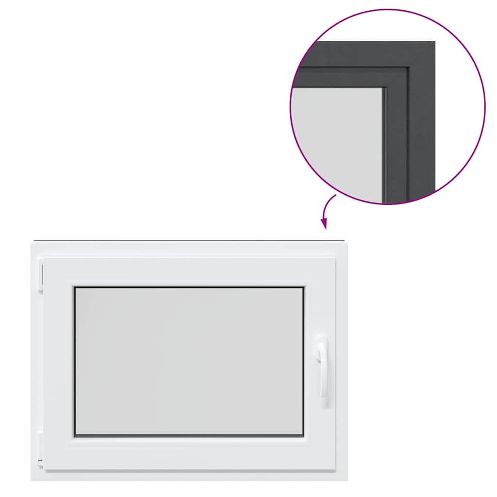 vidaXL Okno do sklepa 