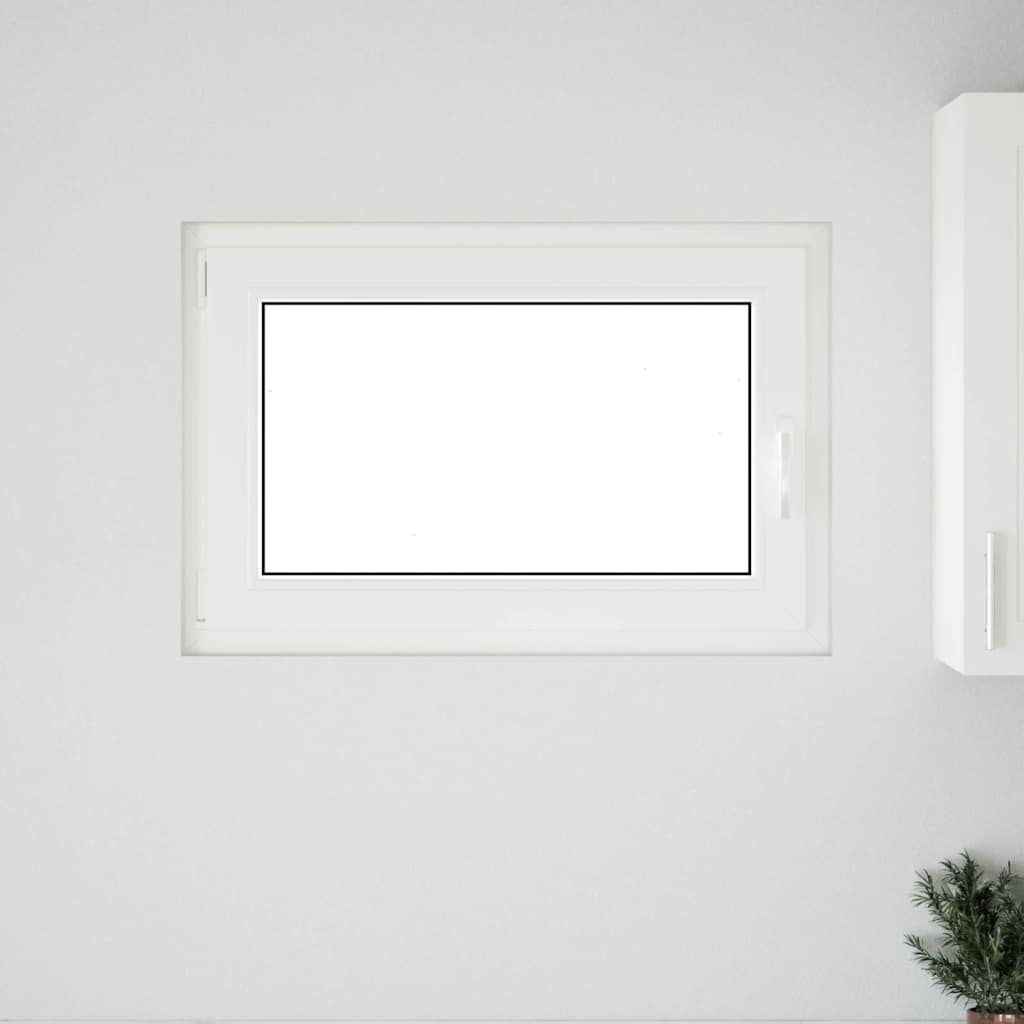 vidaXL Kelderraam "RISOR" 90x60 cm draaikiep-1/2 DIN links antraciet afbeelding