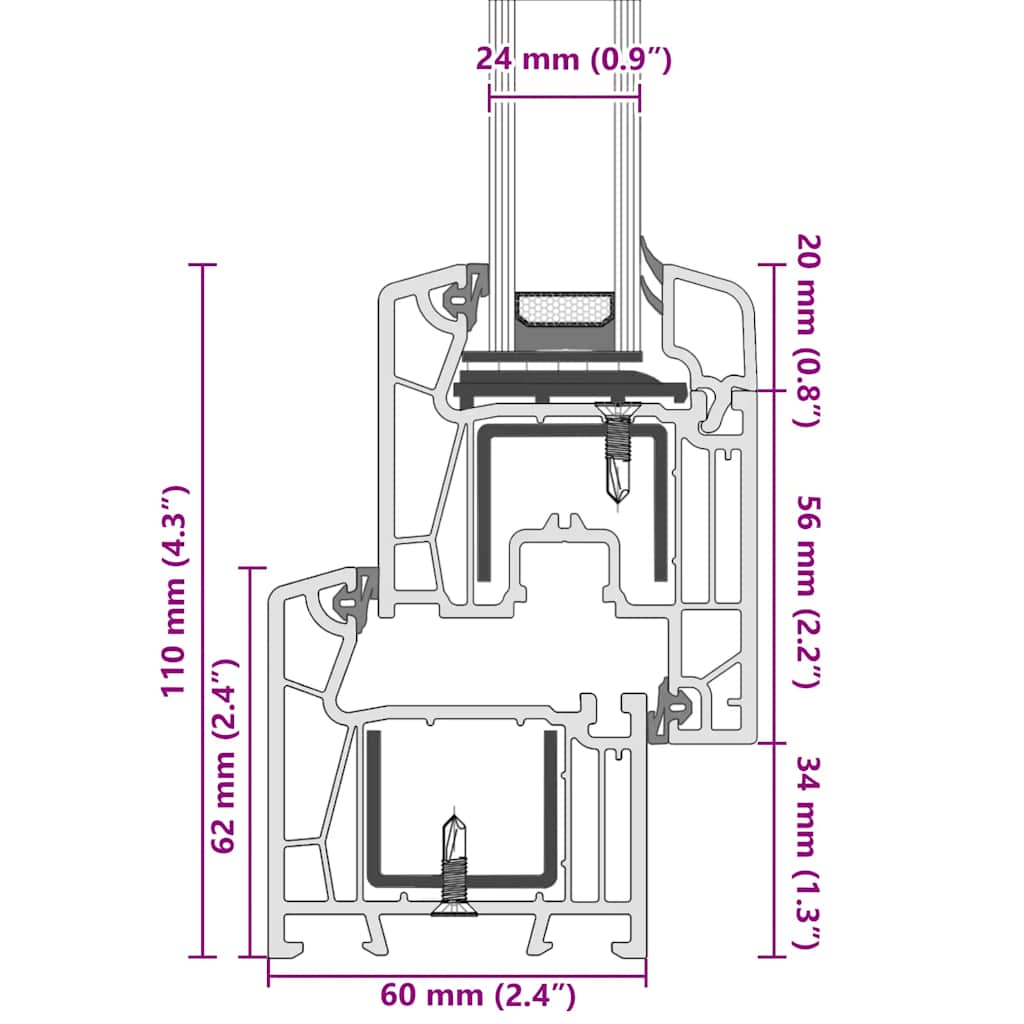 Kletno okno "RISOR" 90x70 cm vrtljivo-nagibno DIN levo antracitno - slika 13