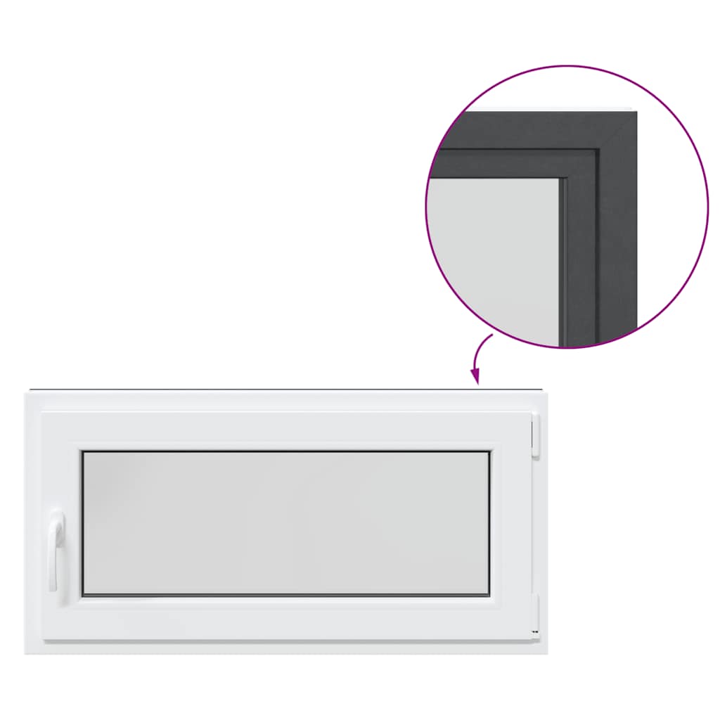 vidaXL Okno do sklepa 