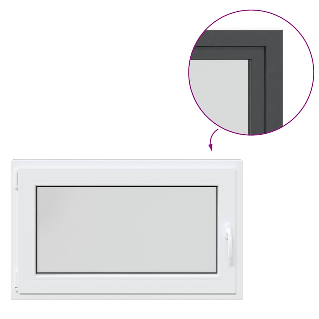 vidaXL Okno do sklepa 