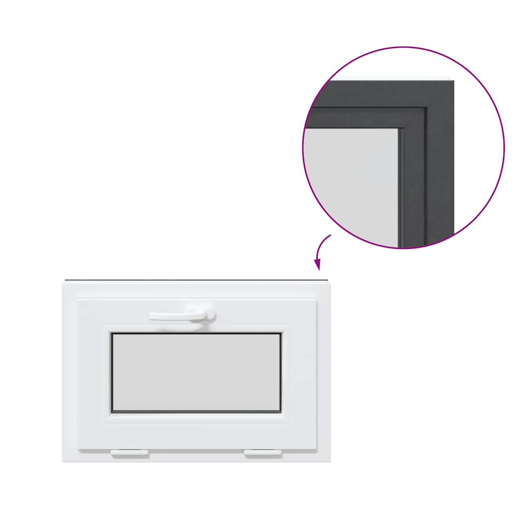 Basement Window RISOR Tilt Glazing Egress Window Window Well vidaXL