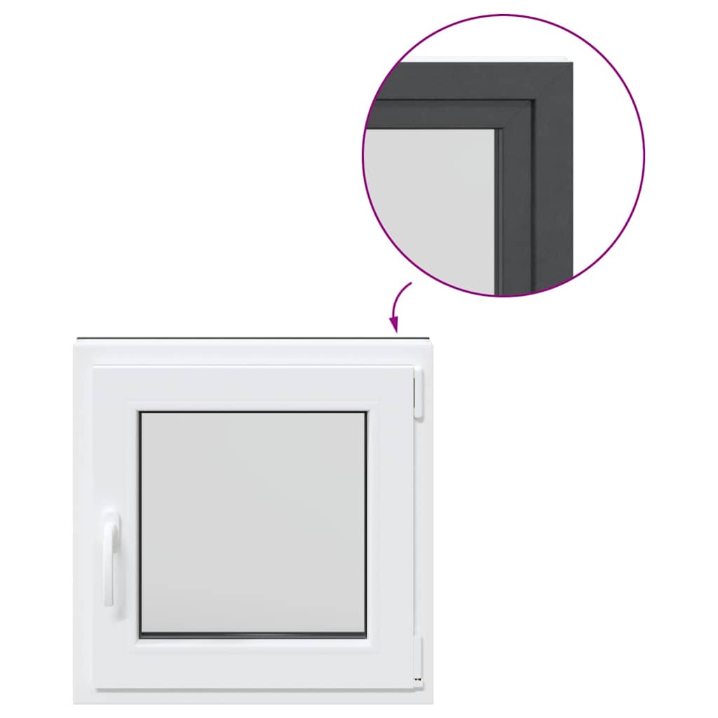 vidaXL Okno do sklepa 