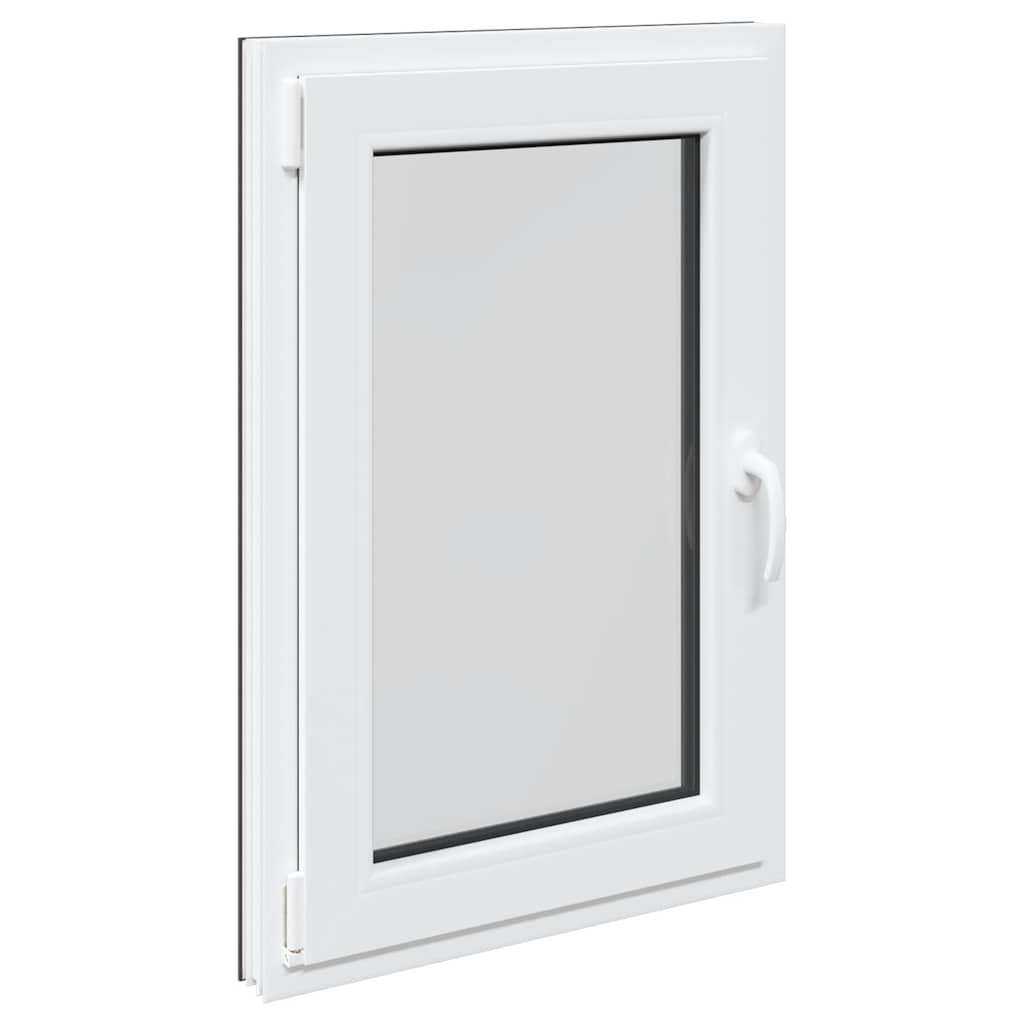 vidaXL Kellari-ikkuna "RISOR" 60x80 cm kallistus-/kääntymisovi DIN vasen antrasiitti