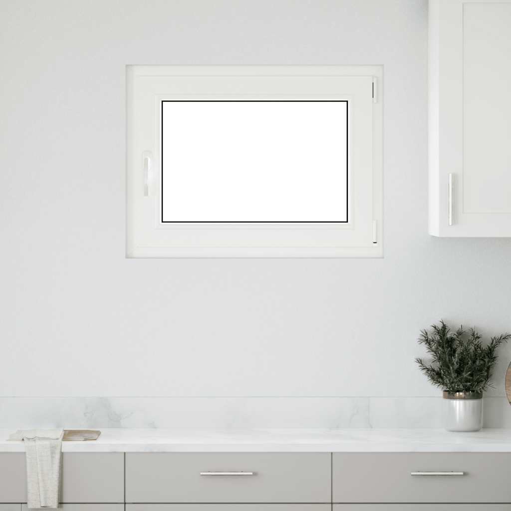 vidaXL Kellari-ikkuna "RISOR" 80x50 cm kallistus-/kääntymisovi DIN oikealle antrasiitti