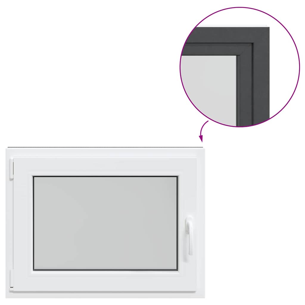 vidaXL Okno do sklepa 