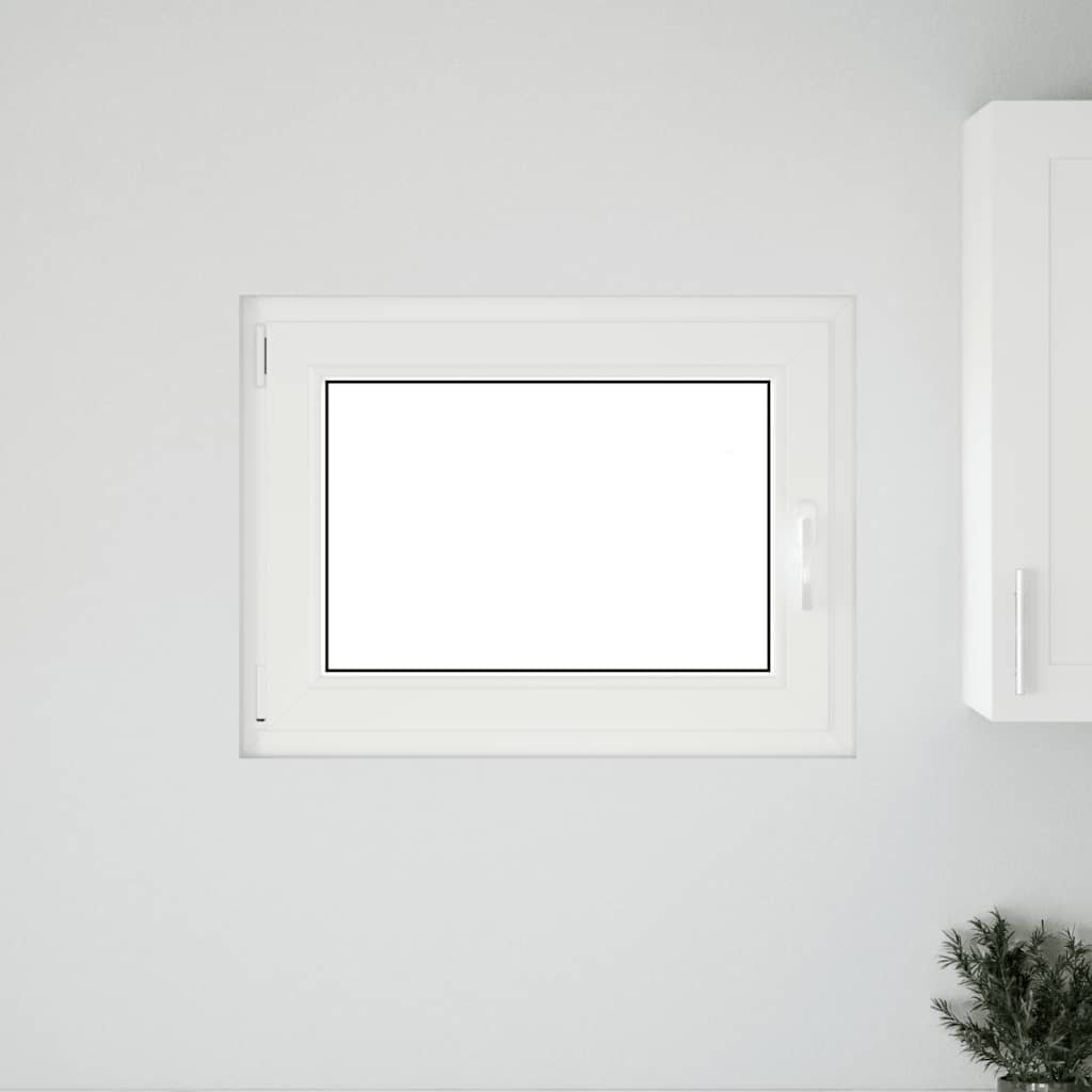 vidaXL Kelderraam "RISOR" 90x60 cm draaikiep-1/2 DIN links antraciet afbeelding