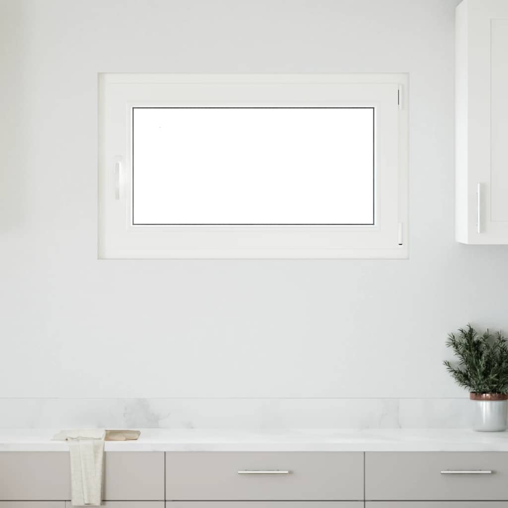 vidaXL Fereastră de subsol „RISOR” 100x50 cm oscilo-batantă DIN dreapta antracit
