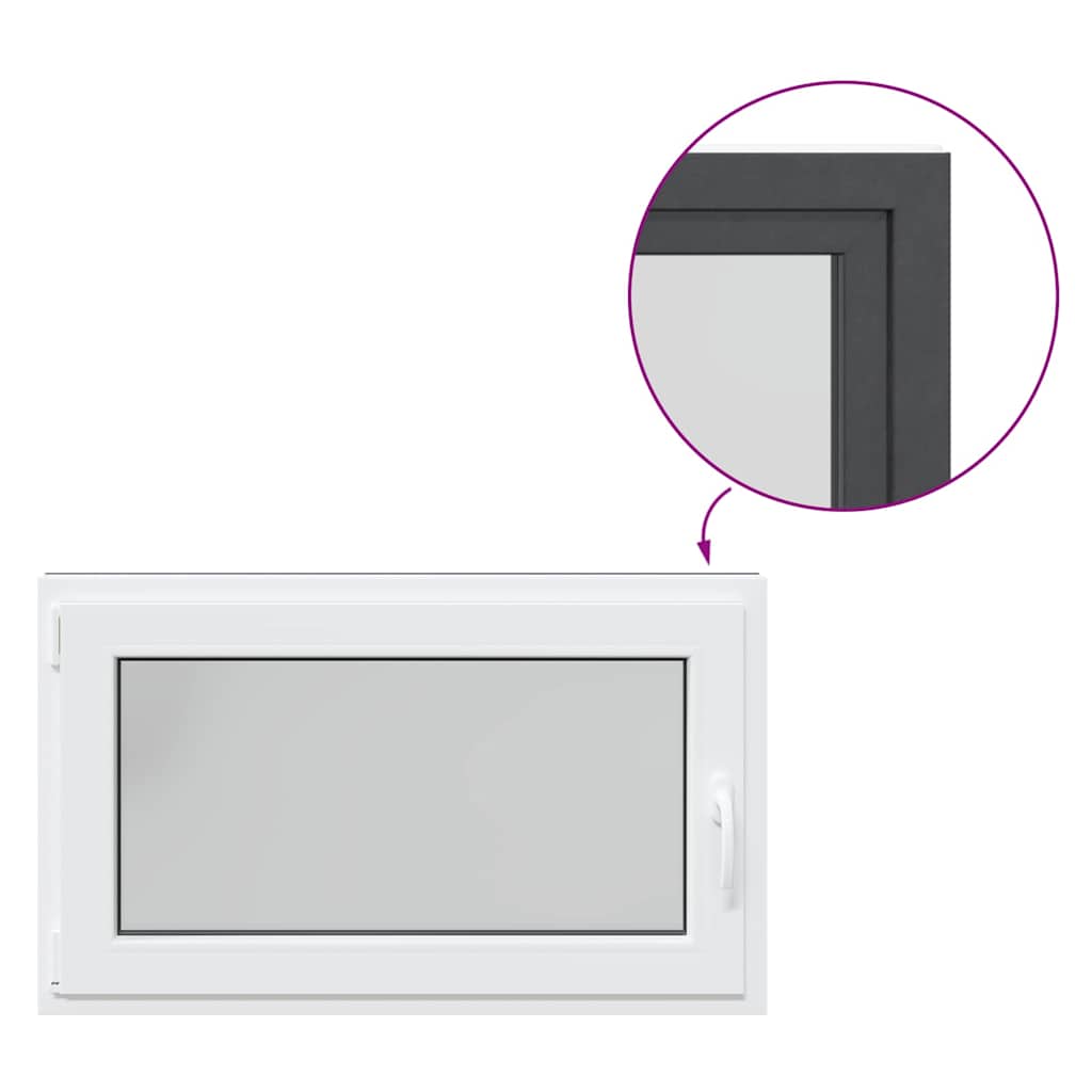 vidaXL Okno do sklepa 