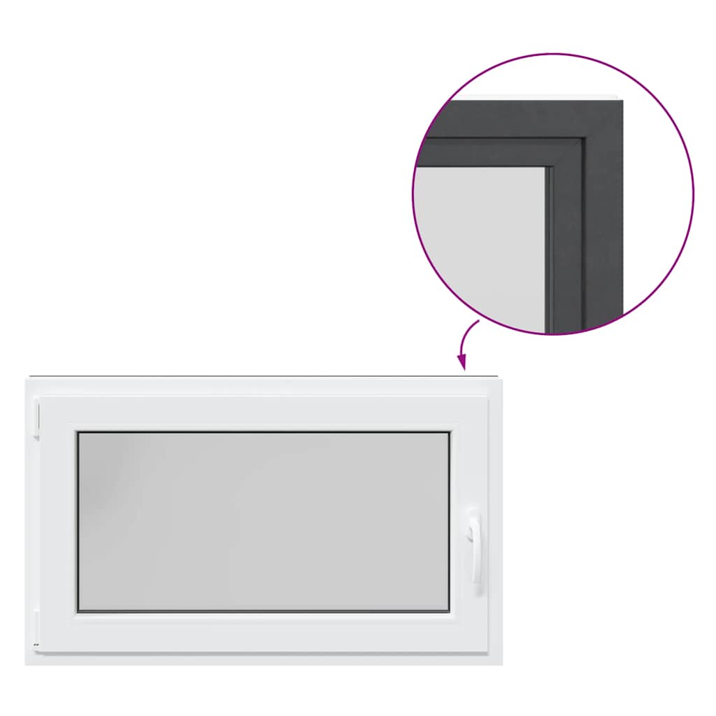 vidaXL Okno do sklepa 