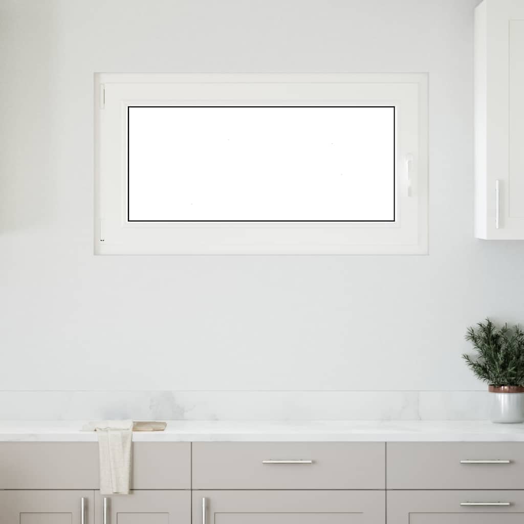vidaXL Kellari-ikkuna "RISOR" 110x50 cm kallistus-/kääntymisovi DIN vasen antrasiitti