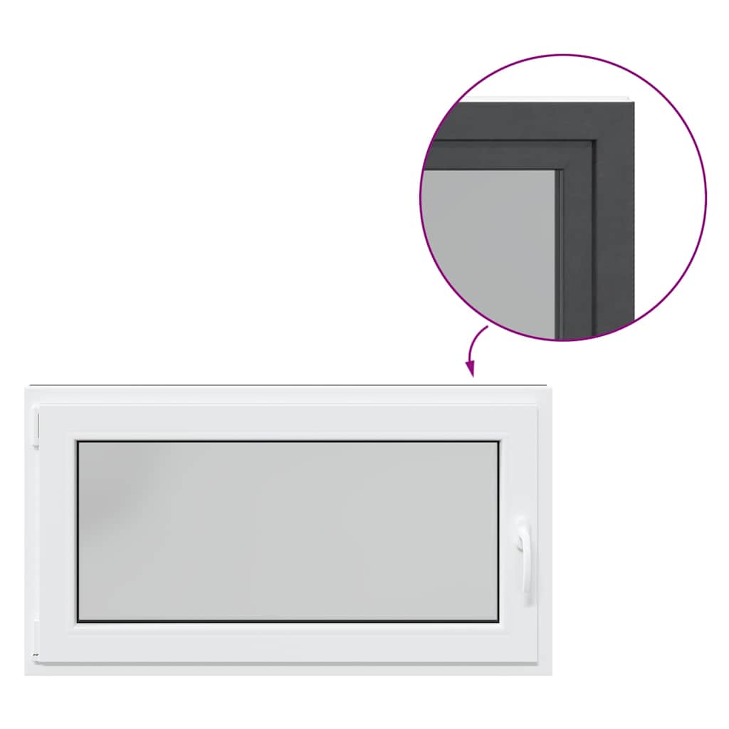 vidaXL Okno do sklepa 