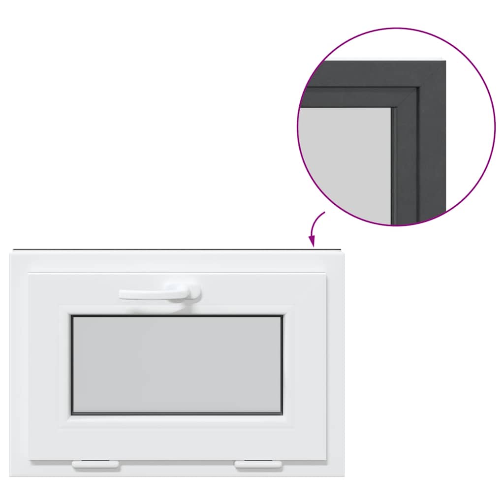 vidaXL Sklepní okno 