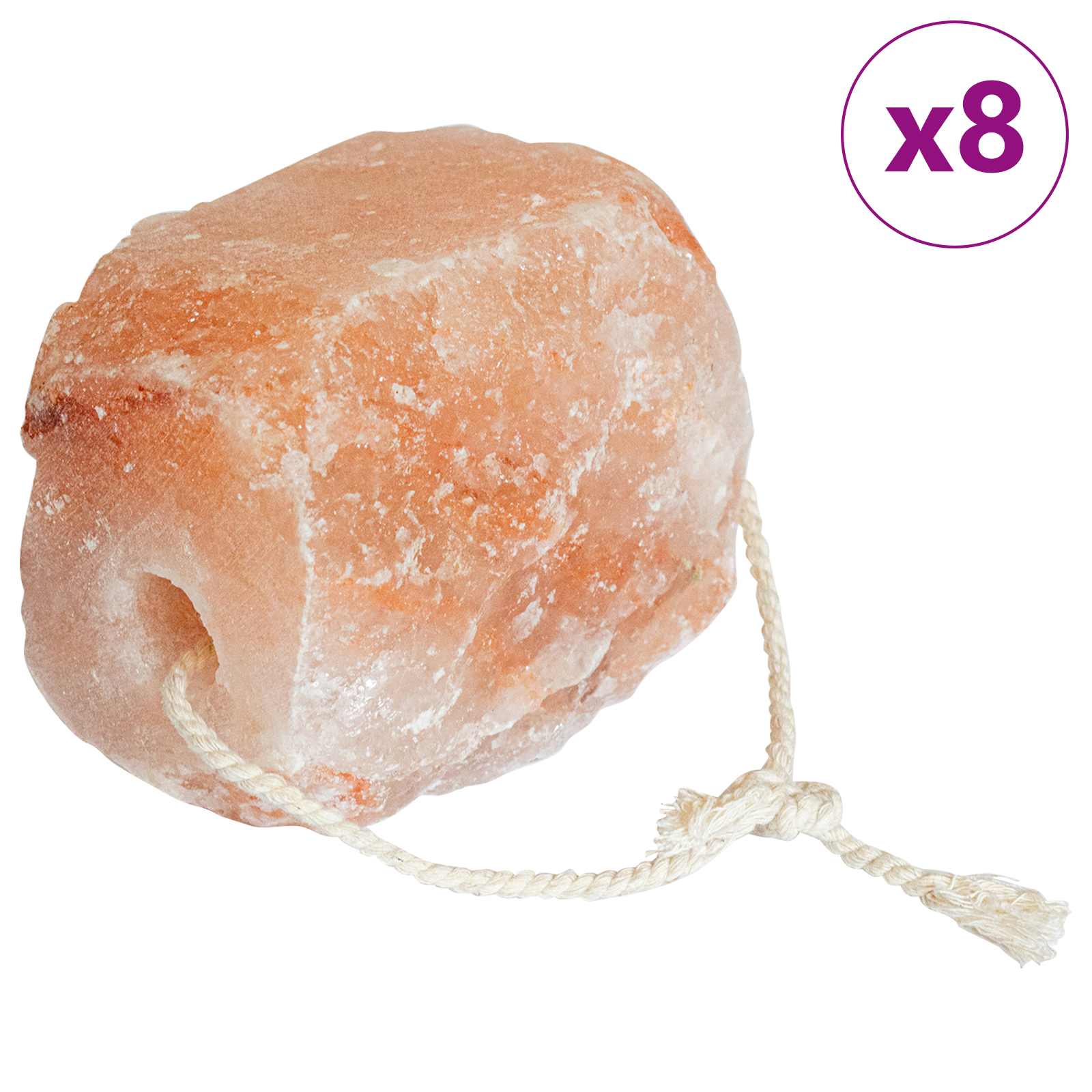 vidaXL Pietre de Sare pentru Lins Roz Sare de Piatră