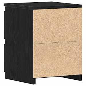 Noční skříňka 2 pcs Černý dub 30 x 30 x 40 cm kompozitní dřevo - obrázek 8