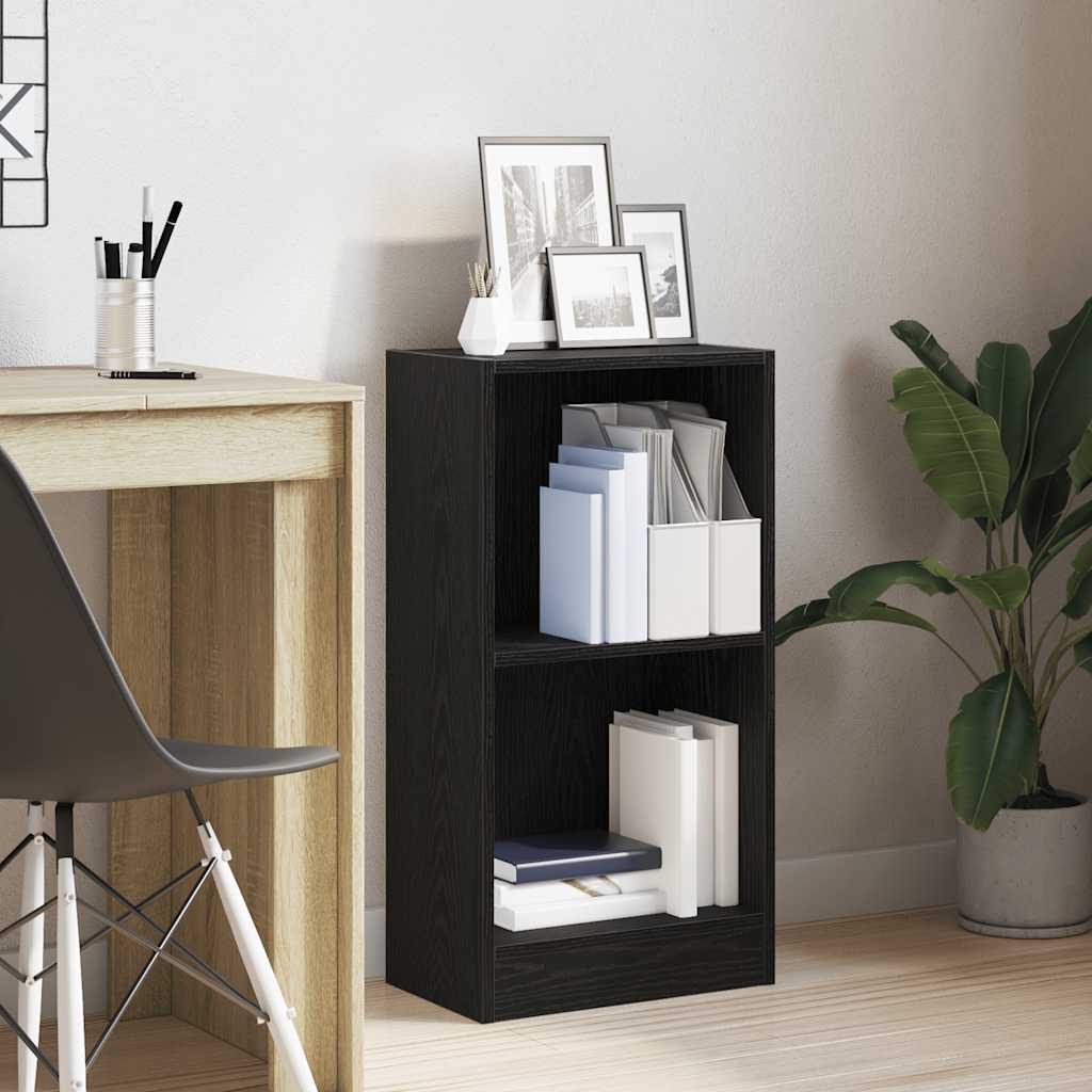 vidaXL Bibliotecă Stejar negru 40x24x76 cm Lemn prelucrat