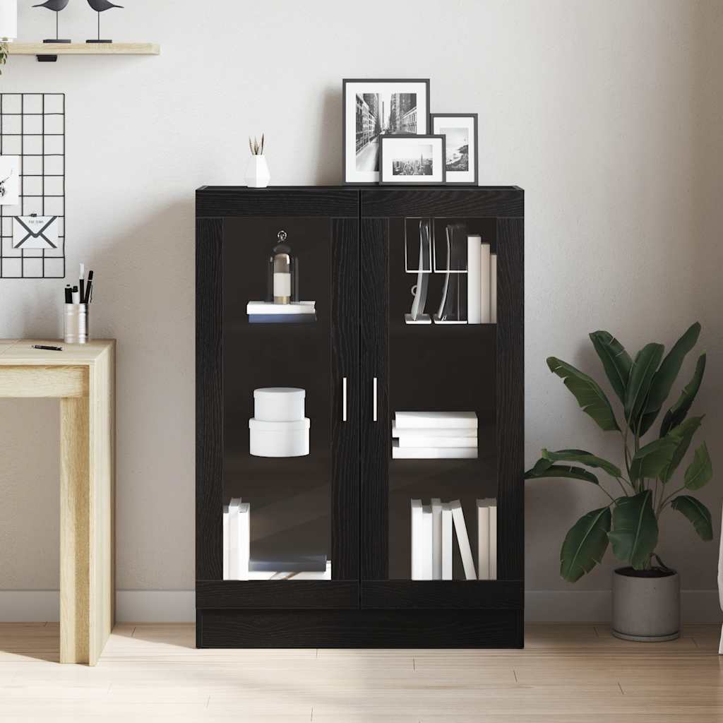Thumbnail - vidaXL Bücherschrank Schwarz Eichen-Optik 82,5x30,5x115 cm