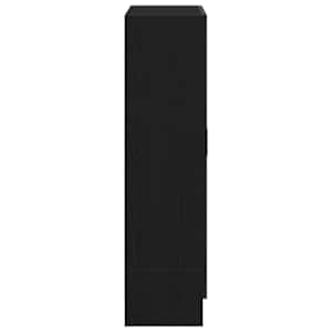 Skříňka na knihy Černý dub 82,5x30,5x115 cm Dřevěná konstrukce - obrázek 7