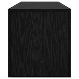 TV stolek s LED černý dub 140 x 36,5 x 40 cm kompozitní dřevo - obrázek 10