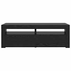TV stolek s LED černý dub 120 x 35 x 40 cm kompozitní dřevo - obrázek 6