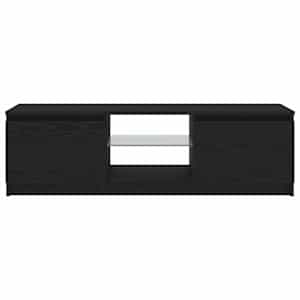 TV stolek s LED černý dub 120 x 30 x 36 cm kompozitní dřevo - obrázek 7