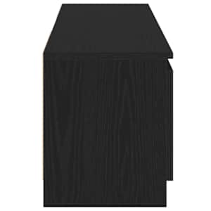 TV stolek s LED černý dub 120 x 30 x 36 cm kompozitní dřevo - obrázek 8