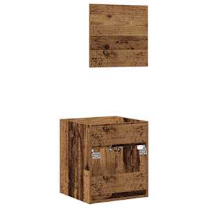 2dílná koupelnová sestava old wood kompozitní dřevo - obrázek 8