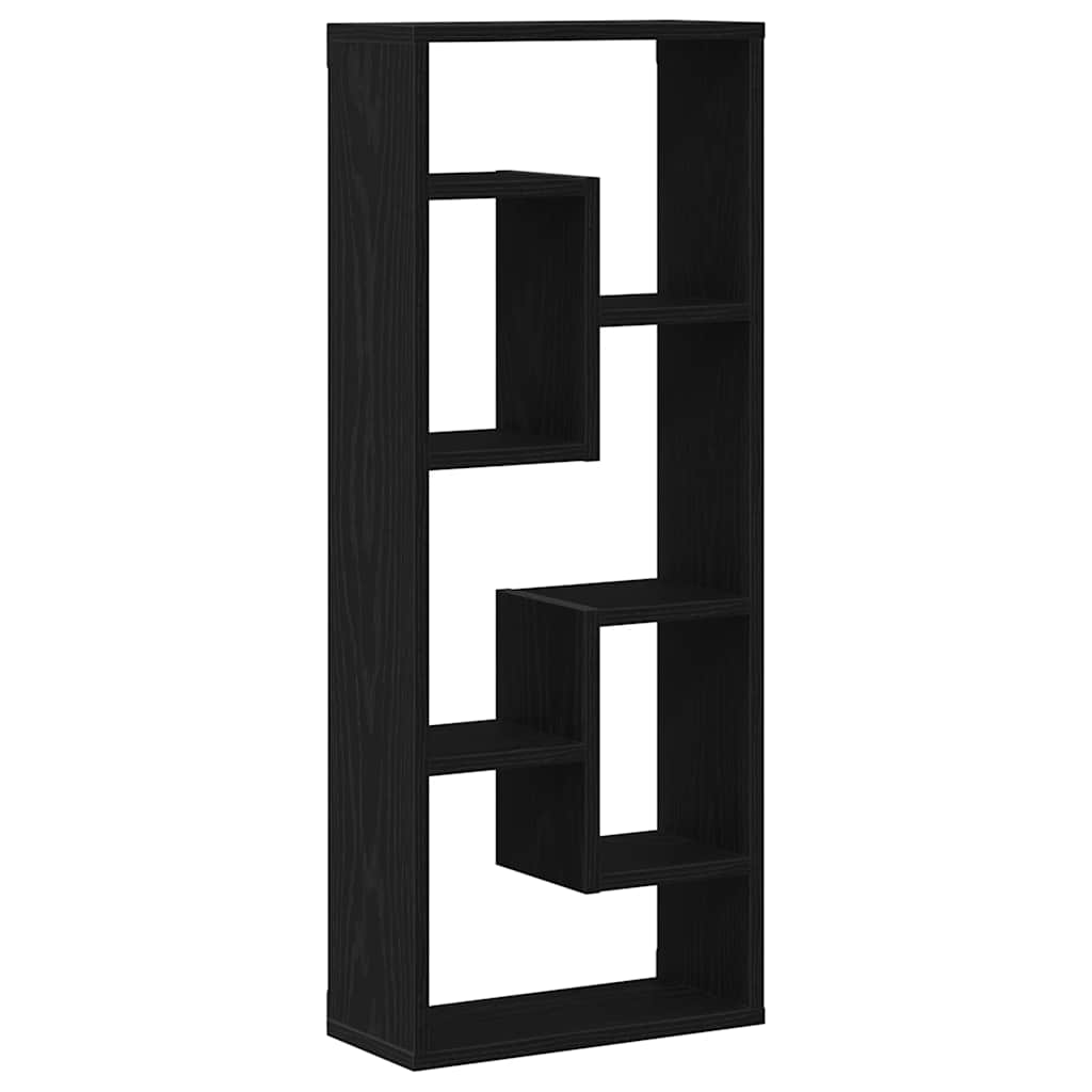 vidaXL Nástěnná police černý dub 36 x 16 x 90 cm, konstrukční dřevo