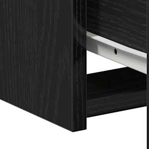 Noční stolek 2 pcs Černý dub 50 x 32 x 60 cm kompozitní dřevo - obrázek 11