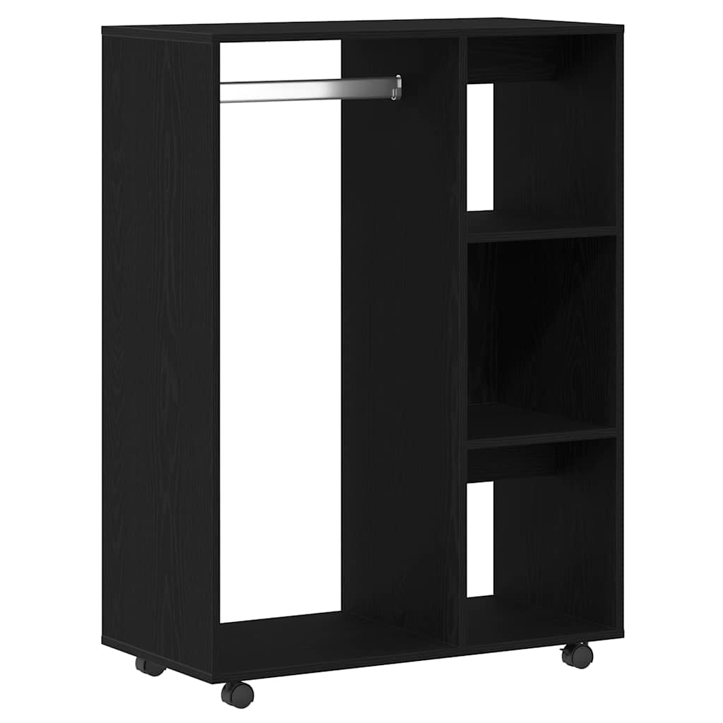 vidaXL Šatní skříň černý dub 80 x 40 x 110 cm kompozitní dřevo