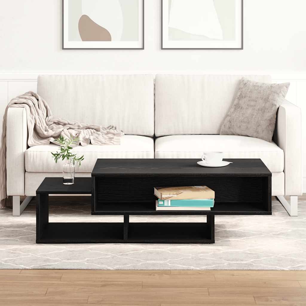 Thumbnail - vidaXL Couchtisch Schwarz Eichen-Optik 105x55x32 cm Holzwerkstoff