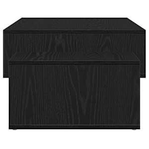 Konferenční stolek černý dub 105 x 55 x 32 cm kompozitní dřevo - obrázek 6
