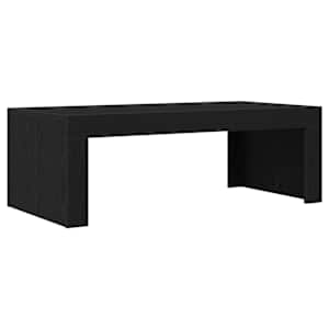 vidaXL Kohvilaud Must tamm 102 x 50 x 35 cm Tehispuit