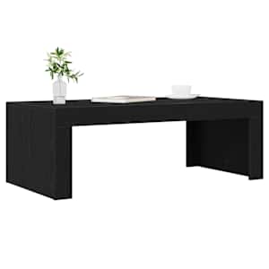 Konferenční stolek Černý dub 102 x 50 x 35 cm kompozitní dřevo - obrázek 3