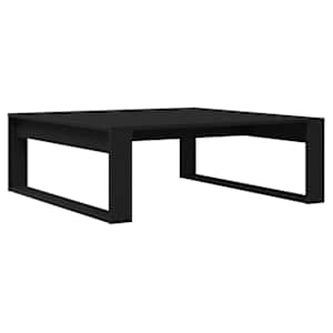 vidaXL Kohvilaud Must tamm 100 x 100 x 35 cm Tehispuit